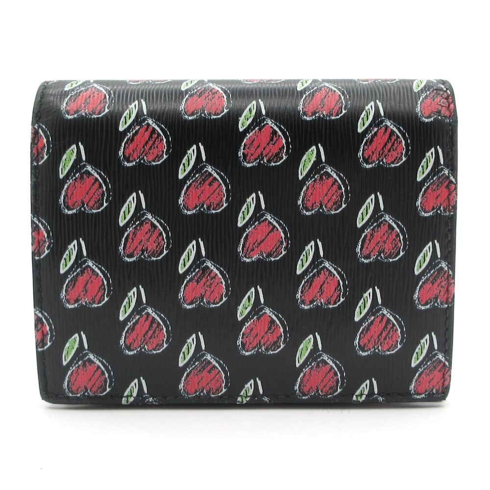 Prada Bifold Wallet 1MV204 Black Pink Multi - Picture 2 of 7